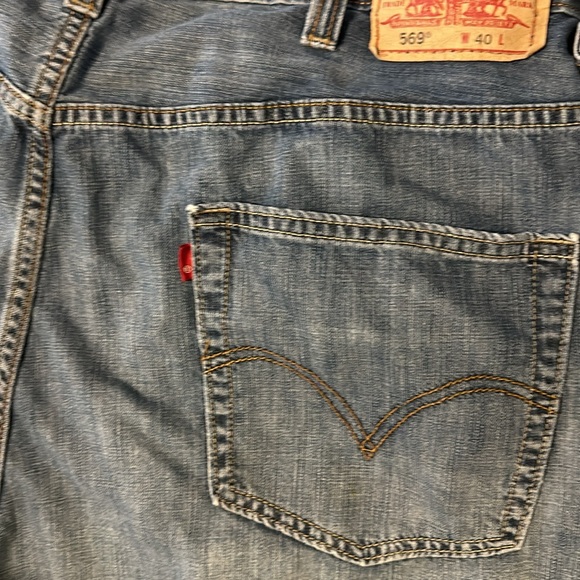 Levi’s 569 red tab shorts size 40 - Picture 6 of 8